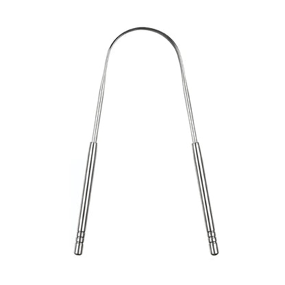 Premium 1Pcs/3Pcs Metal Tongue Scraper Cleaner for Adults & Kids, Portable Stainless Steel Tongue Scrapers Brushes for Removing