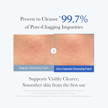 Facial Cleanser Zero Pore Capsule Cleansing Foam