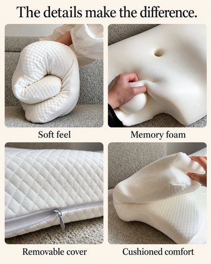 Orthopaedic Butterfly Memory Foam Neck Support Pillow