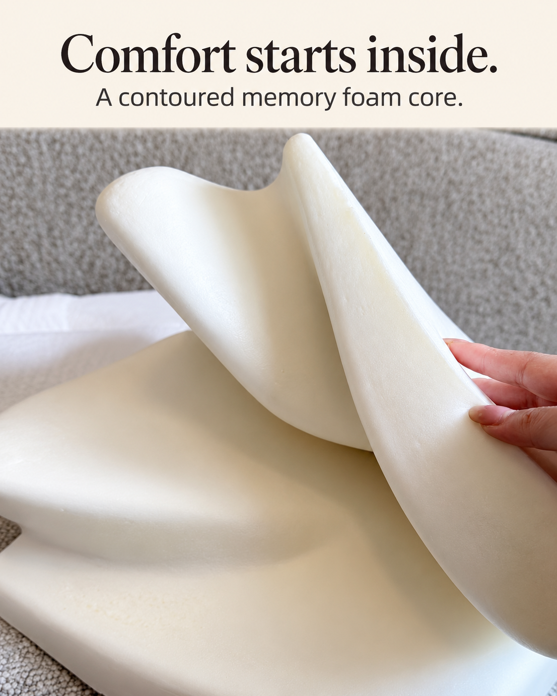 Orthopaedic Butterfly Memory Foam Neck Support Pillow