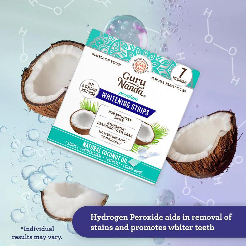 Coconut Teeth Whitening Strips – 14 Pack