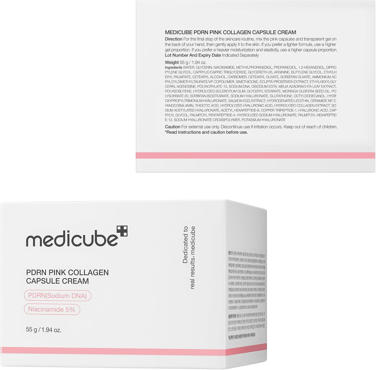 PDRN Pink Collagen Capsule Cream, 55G