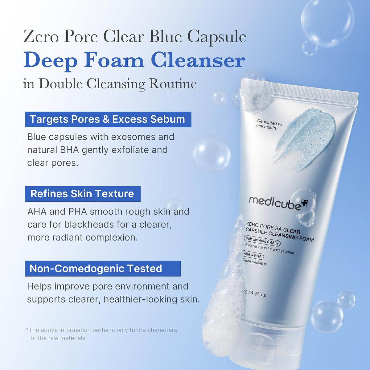 Facial Cleanser Zero Pore Capsule Cleansing Foam