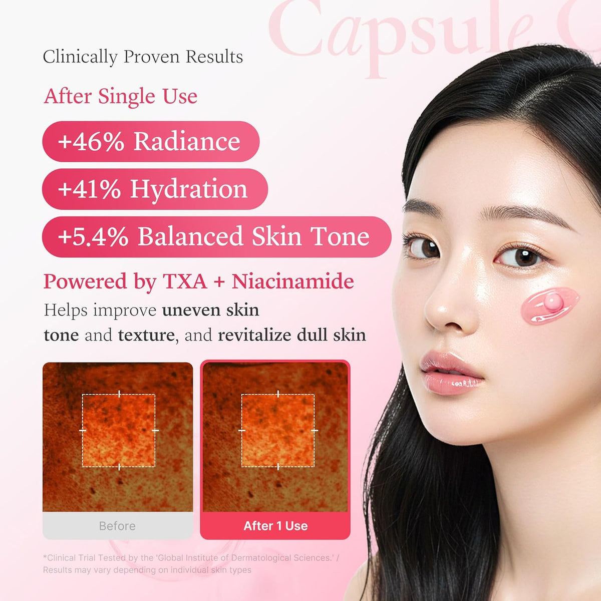 TXA Niacinamide Capsule Cream, 55Ml