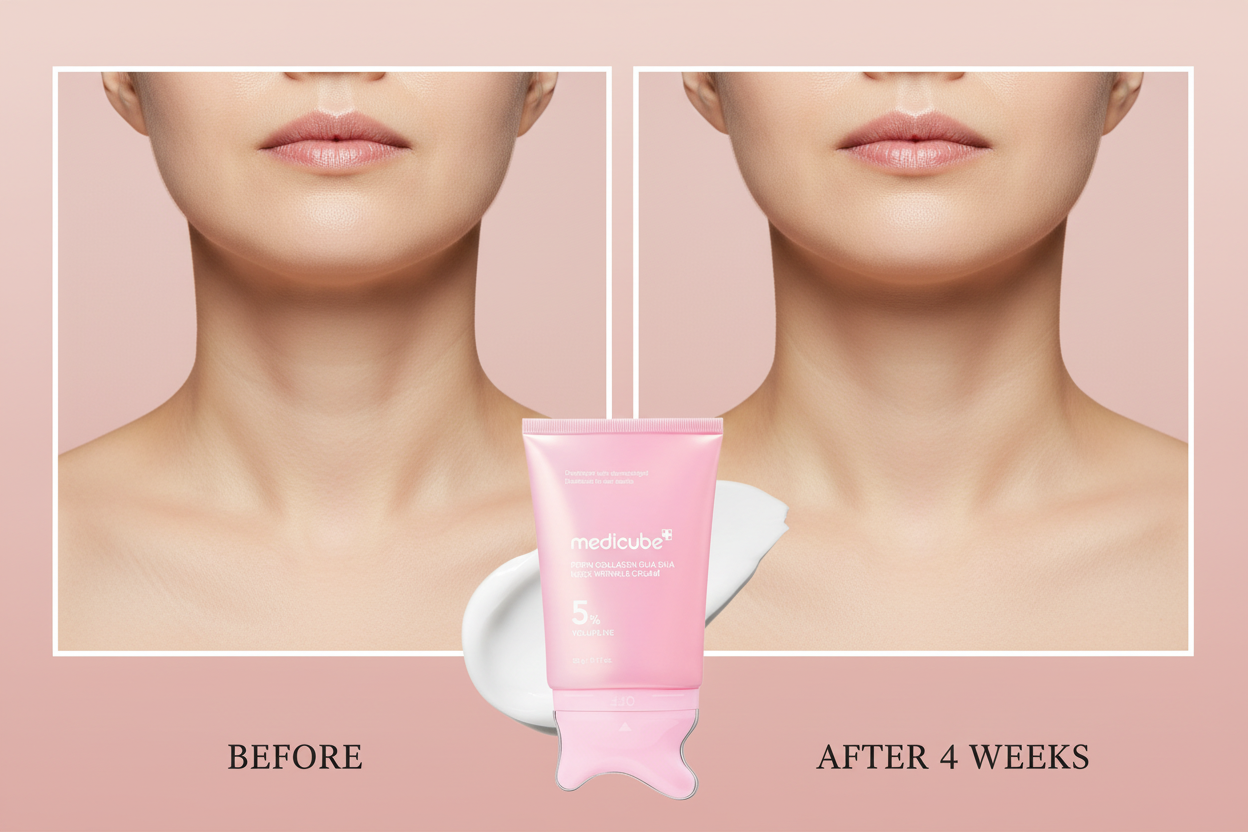 Before and after 4 weeks results