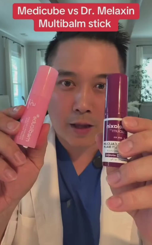 Video comparison of Medicube and another balm, supplied by VELORA